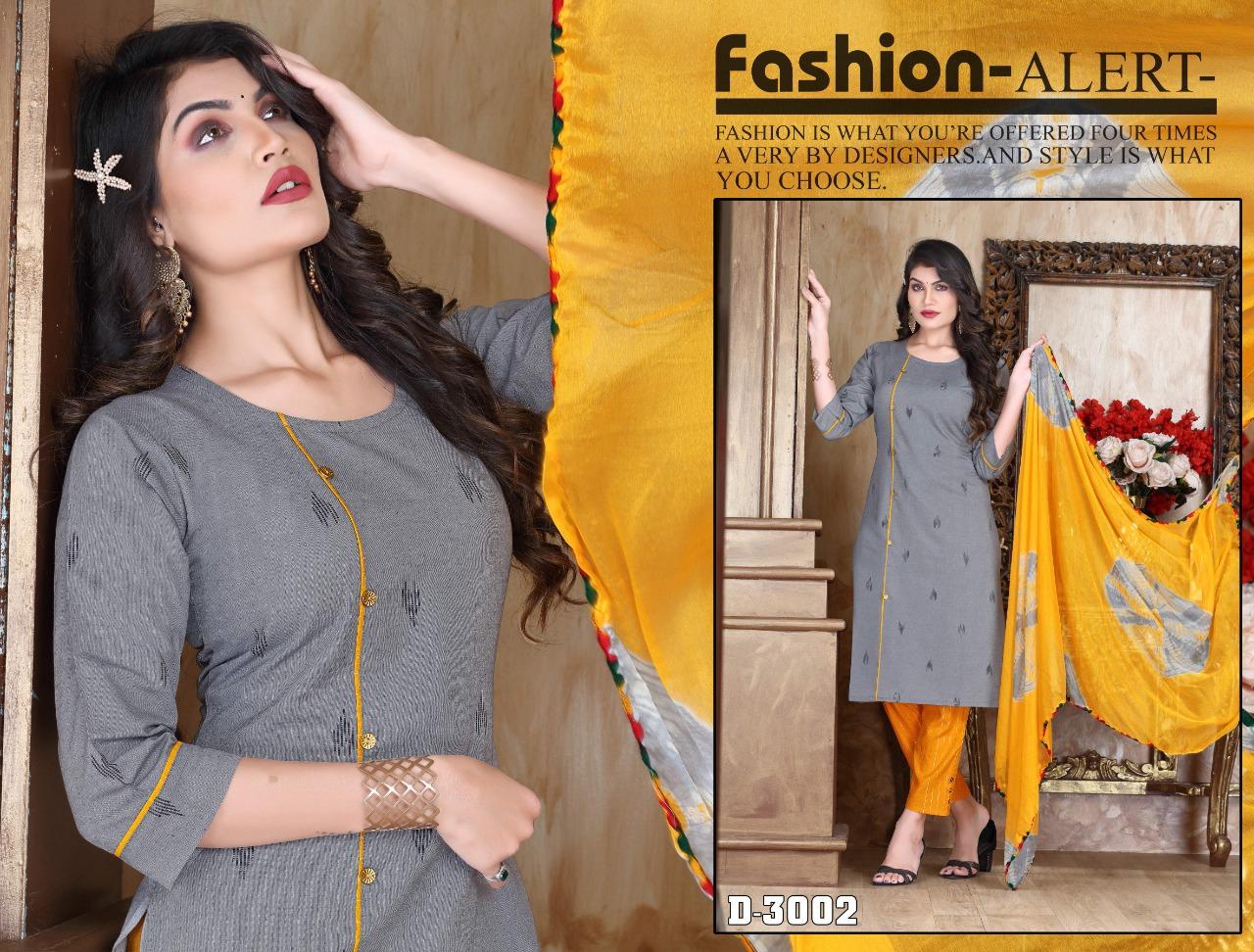 Riyaa Diamond 1 Cotton Printed Casual Wear Ready Made Suit Collection